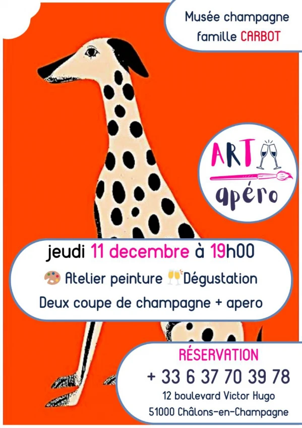 Art Apéro au Musée Champagne Famille Carbot