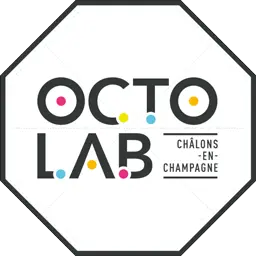logo noir de la octolab de chalons-en-champagne